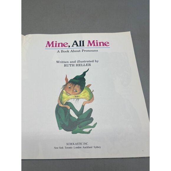 Mine all mine by Ruth Heller paperback book scholastic 1998 English READ - Picture 2 of 6